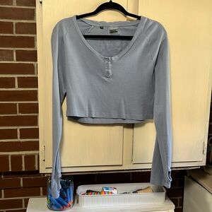 Gymshark cropped long sleeve size xl